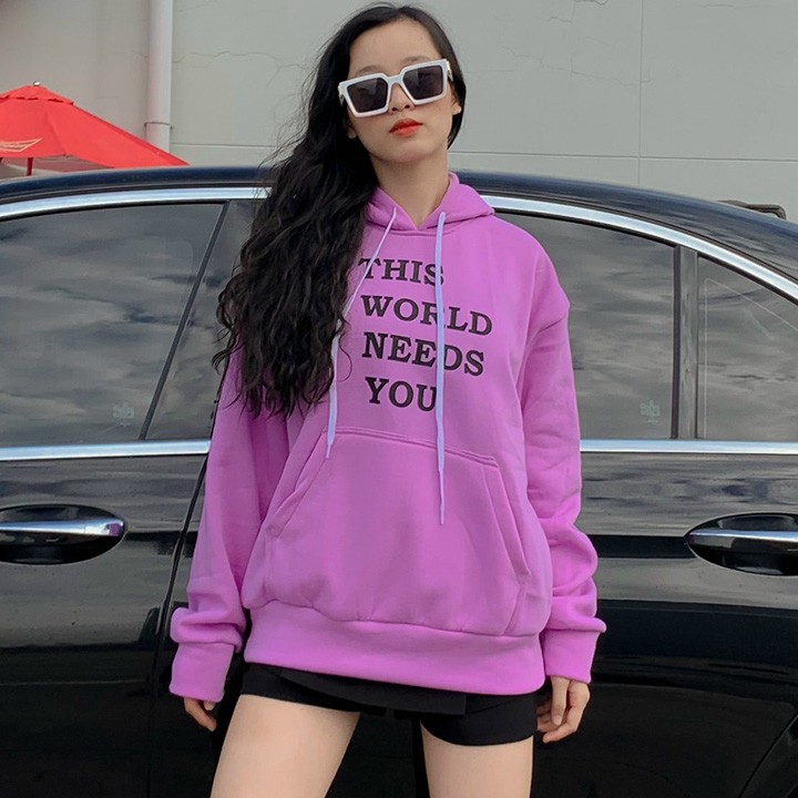 [Giá Sale] ÁO HOODIE - ÁO KHOÁC NỈ NGOẠI This World Needs You (HD2150 - 4 Màu ) | BigBuy360 - bigbuy360.vn