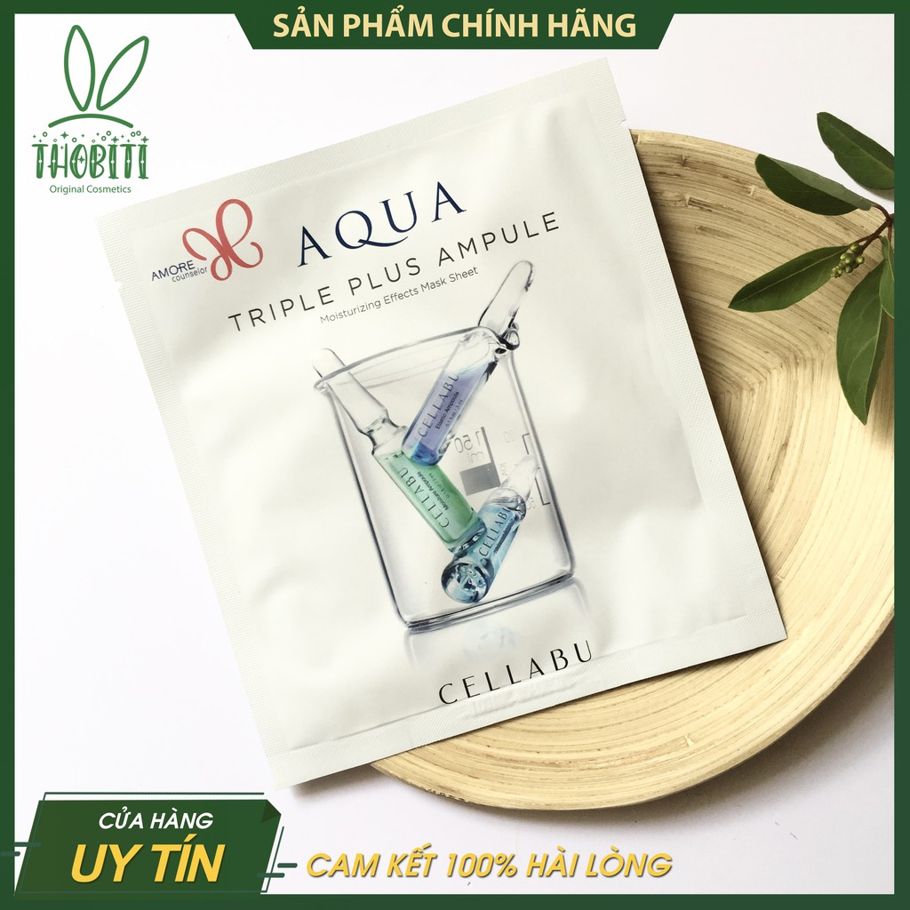 MẶT NẠ AQUA DƯỠNG TRẮNG AMOREPACIFIC TRIPLE PLUS AMPULE CELLABU
