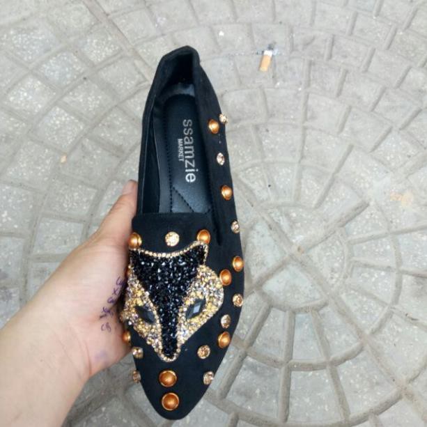 [HÀNG LOẠI 1] Giày Bệt Đính Đá Hình Cáo Xinh Xinh [ẢNH THẬT] | BigBuy360 - bigbuy360.vn