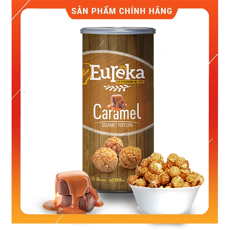 [Mã SKAMLTSM9 giảm 10% đơn 99K] [ HÀNG NHẬP KHẨU] Bỏng ngô Eureka nhập khẩu Malaysia vị Caramel