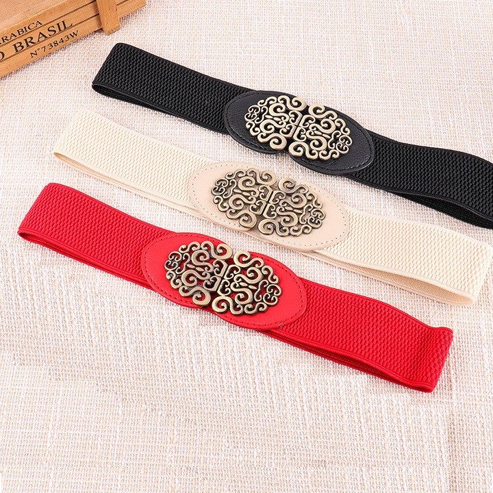 Đai váy nịt đầm mặt đồng B16 4cm