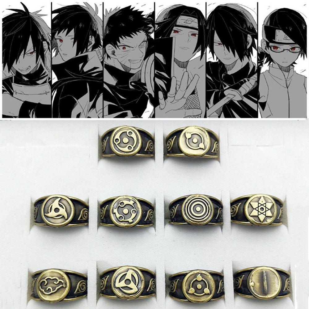 Nhẫn In Hình Anime Naruto Độc Đáo Cá Tính Cho Nam Nữ