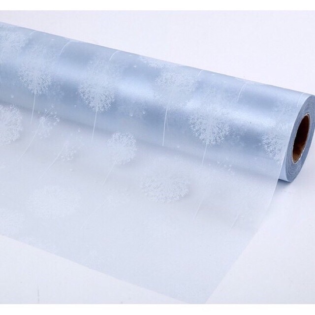 Decal dán kính, Giấy dán kính mờ hoa bồ công anh khổ 90cm (25k/1m) mã 9812