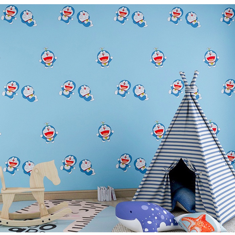 COMBO 5-10 MÉT GIẤY DÁN TƯỜNG - MẪU DOREMON TÍ HON
