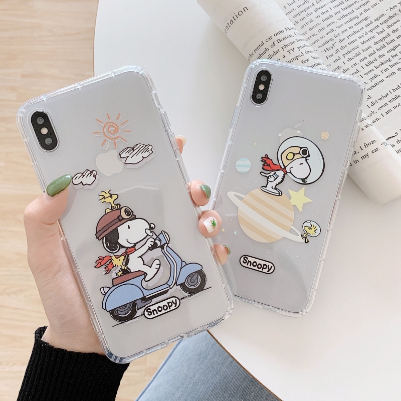 Ốp lưng iphone cún snoopy trong 5/5s/6/6plus/6s/6splus/7/7plus/8/8plus/x/xr/xs/11/12/pro/max/plus/promax - Awifi K3-3