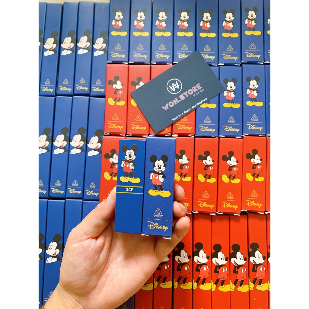 SON 3CE PHIÊN BẢN MICKEY TATTOO LIP #COOLEST #LUZTIC #PICNICKER #BESTPART [Chính Hãng] | BigBuy360 - bigbuy360.vn