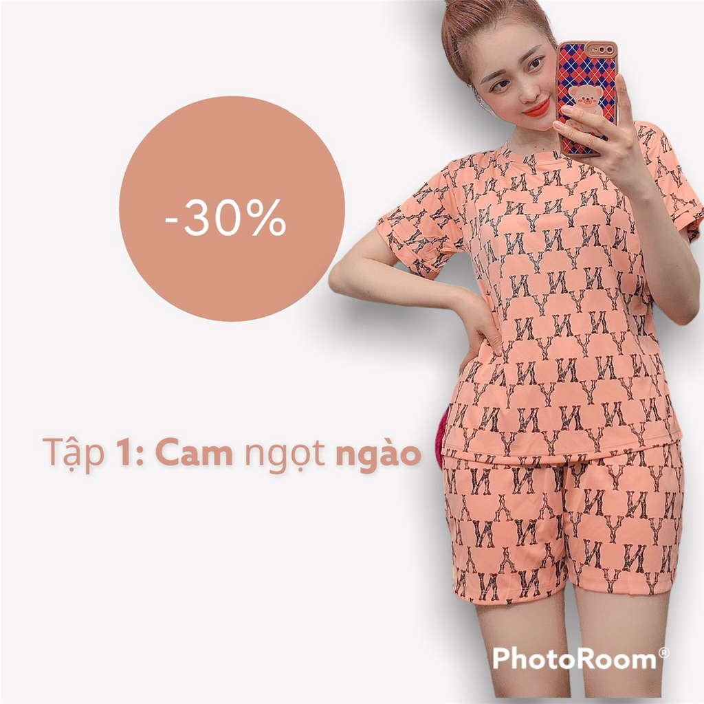SET ĐỒ ĐÙI TAY CỘC MẶC NHÀ DÀNH CHO NỮ - D84