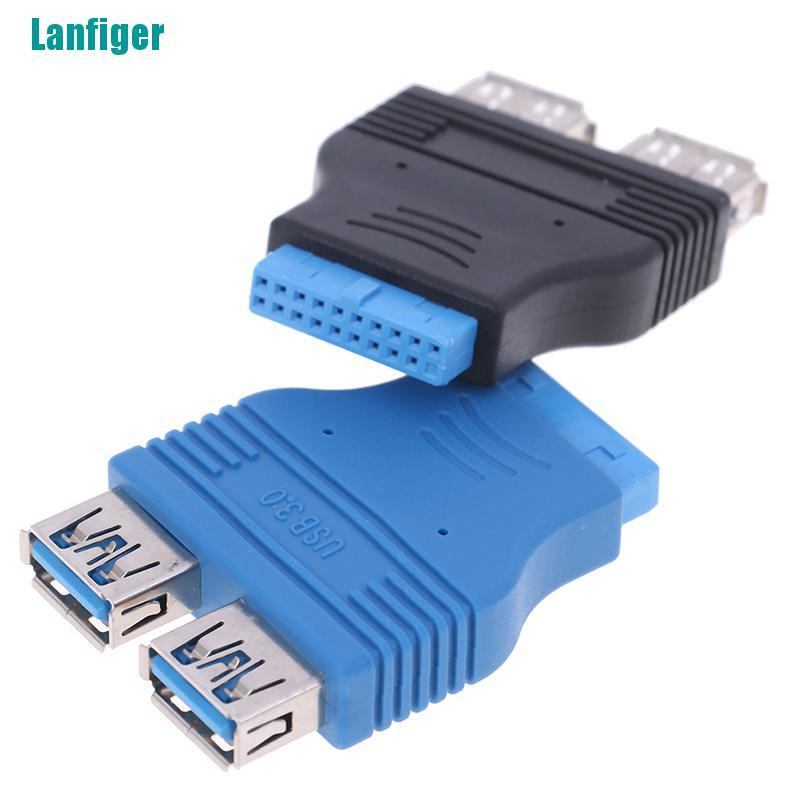 Bo Mạch Chủ 2 Cổng USB 3.0 female Sang 20 pin female
