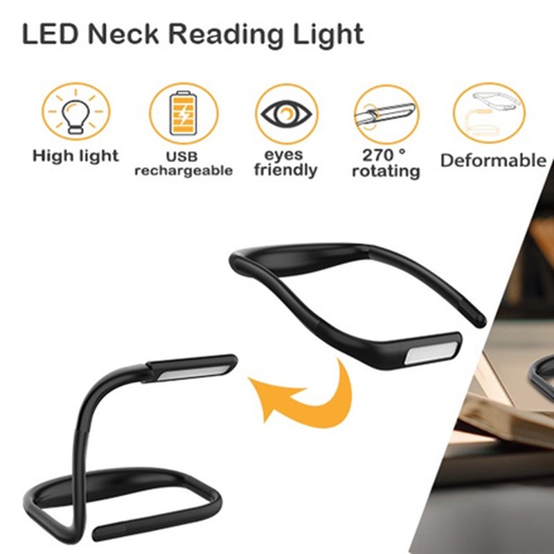 Đèn Đọc Sách LED Cổ Ngỗng Linh Hoạt Điều Chỉnh Được Tiết Kiệm Năng Lượng 3 Chế Độ