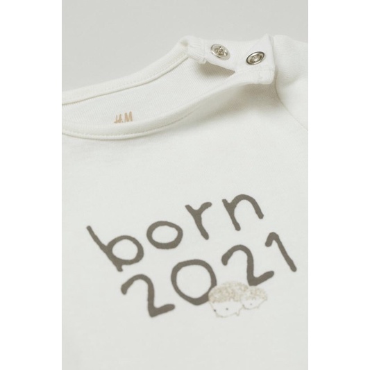 Set bé trai born in 2021 mẫu mới gồm 3 chi tiết săn sale US size 6-9m