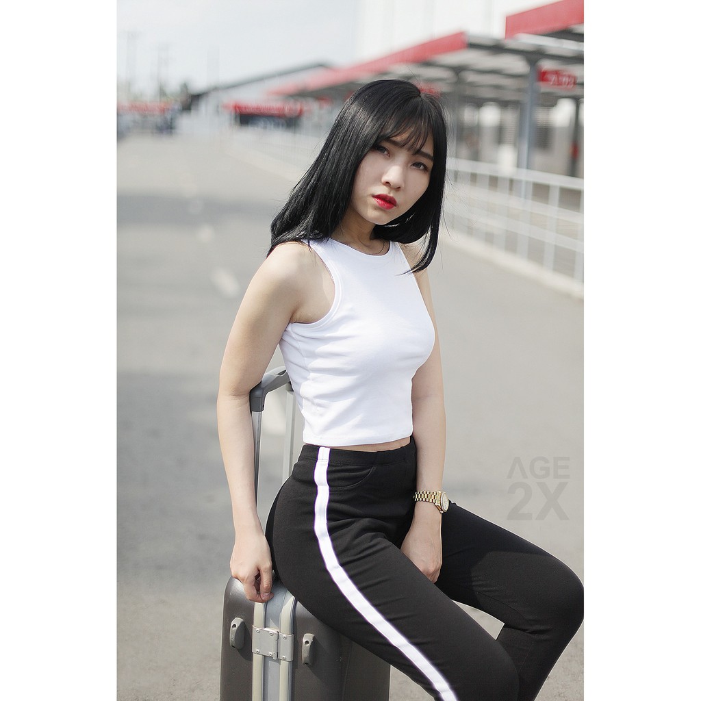 ÁO CROPTOP BODY 3 LỖ THỂ THAO #AGE2X