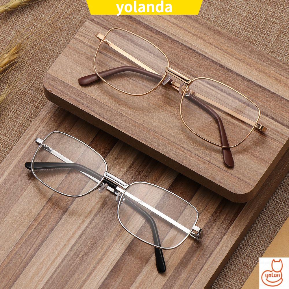 Kính Đọc Sách Gọng Kim Loại Và Nhựa Resin Siêu Nhẹ Độ Kính +1.00 ~ +4.0 Thời Trang Cho Nam Và Nữ