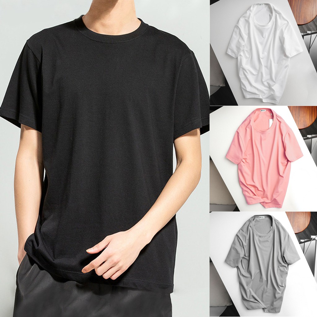 Áo thun N7 trơn 5 màu phông basic tee ngắn cổ tròn cộc tay cao cấp cotton 100% hàng hiệu nam nữ Unisex dáng thể thao | BigBuy360 - bigbuy360.vn
