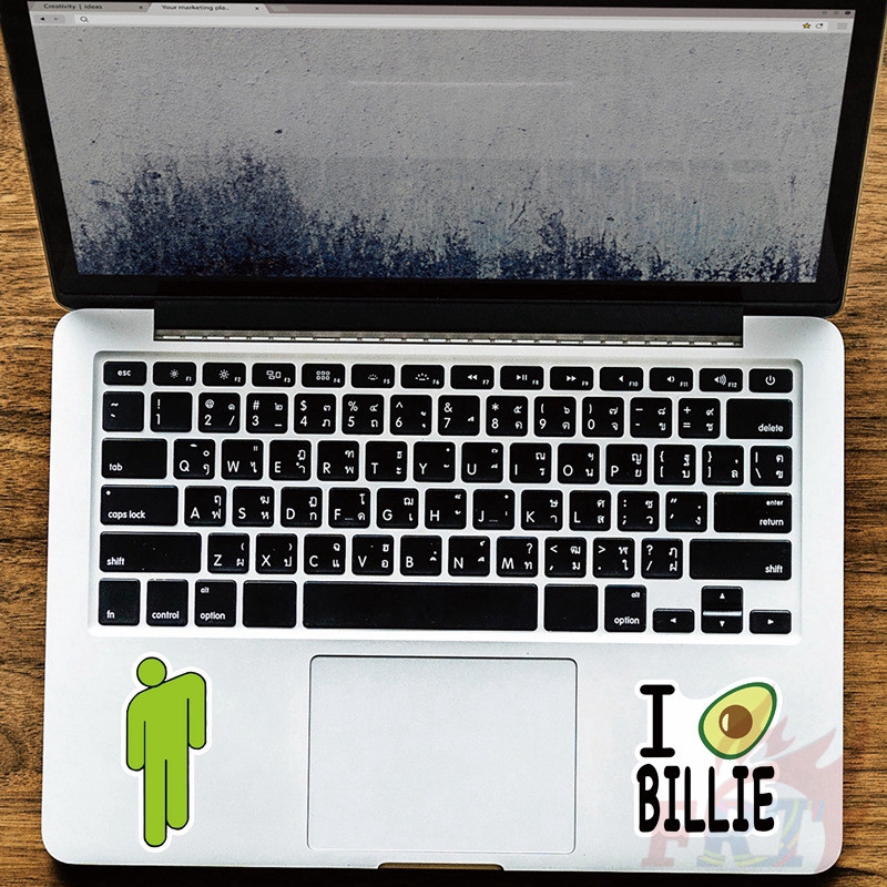 ❉ Billie Eilish Series 06 - Pop Singer Superstar Stickers ❉ 50Pcs/Set DIY Fashion Mixed Doodle Decals Stickers