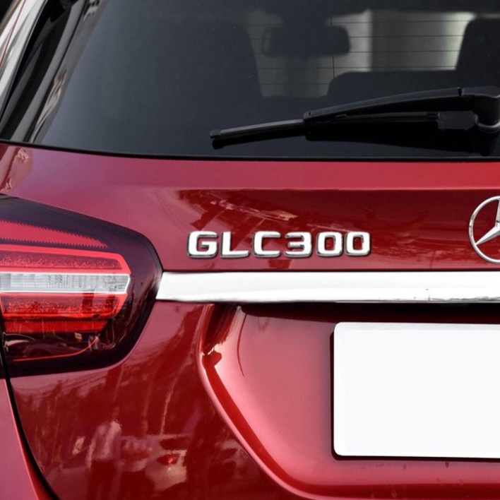 [GIÁ SỐC - HÀNG CHÍNH HÃNG] Sản phẩm  Decal tem chữ GLC300, GLC250, GLC200 dán đuôi xe hơi, ô tô