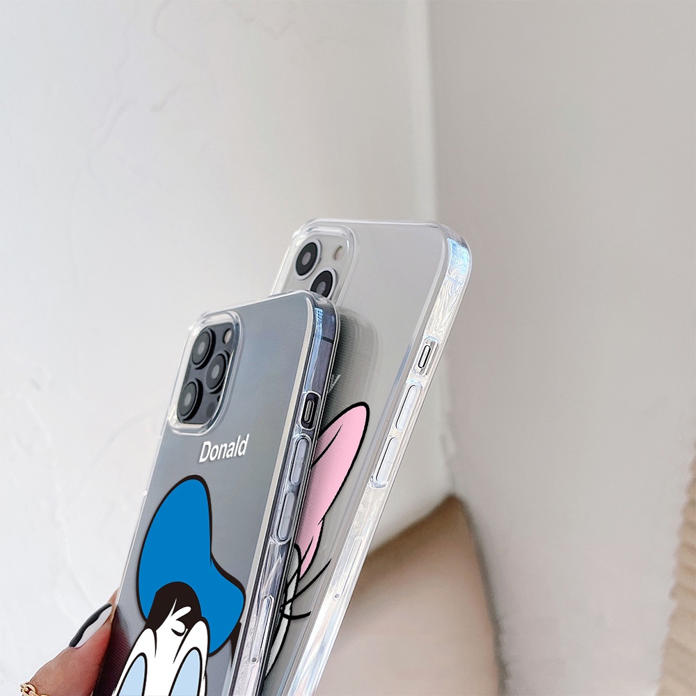 DISNEY Ốp Điện Thoại Tpu Mềm Chống Sốc In Hình Vịt Donald Cho iPhone 11 12 13 pro max XS X XR XSMax 7 8 6 6s plus 5 4 SE 2020