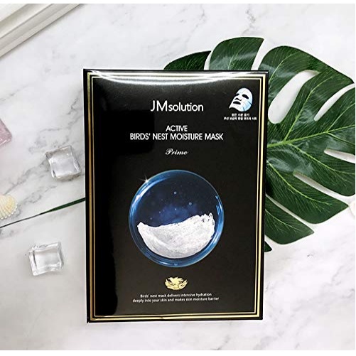 Mặt Nạ Tổ Yến JM Solution [MIẾNG LẺ] Active Bird's Nest Moisture Mask Prime Cấp Ẩm Mềm Mượt, Phục Hồi Trẻ Hóa Da