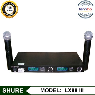 MICRO KHÔNG DÂY SHURE LX88 III