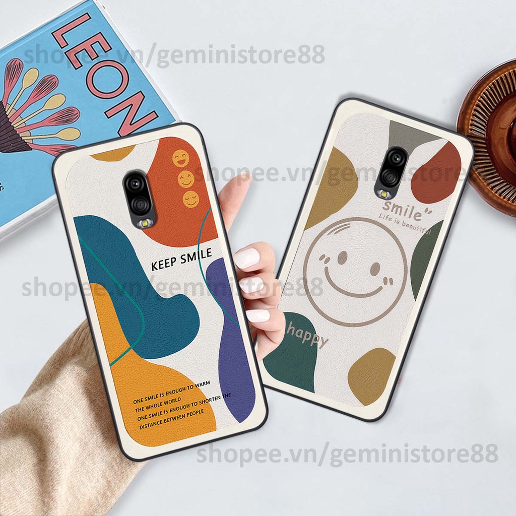 Ốp Samsung J7 Plus / J7+ in hình cô gái be happy trẻ trung cá tính năng động
