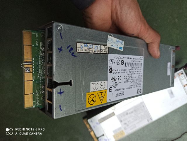 Nguồn server hp dps-700gb 12v 56A 700w đã kích hoạt mod chân tổ ong