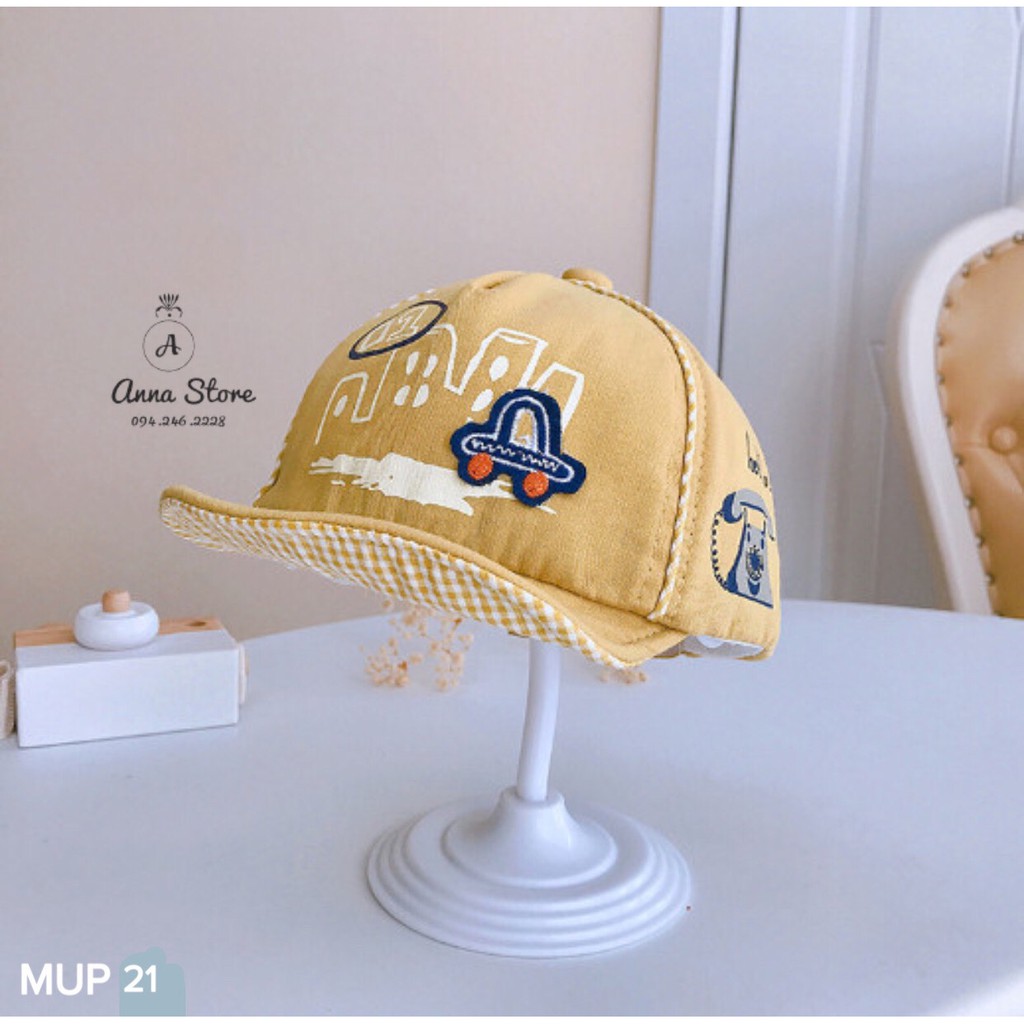 MUP 21 : Mũ lưỡi trai cho bé 6-18m