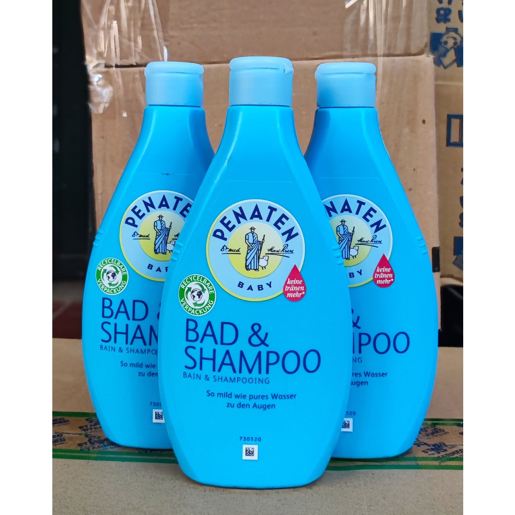 Sữa tắm gội chống cảm cúm Penaten chai 400ml