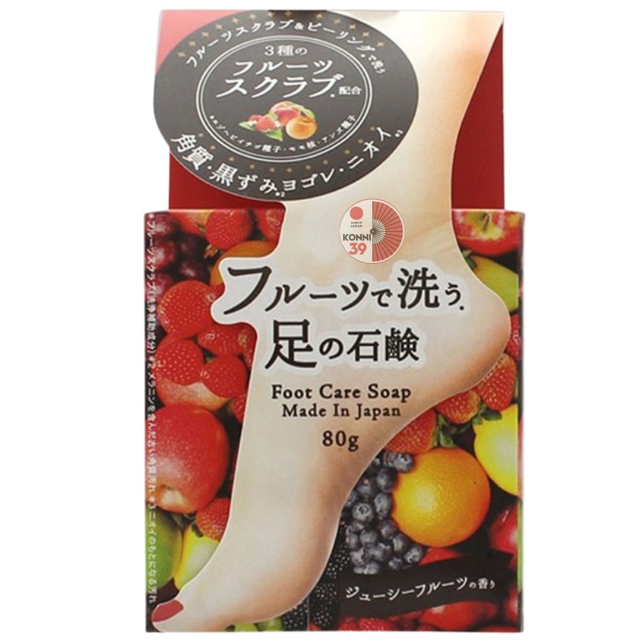 Xà phòng Pelican tẩy da chết chân 80g - Konni39