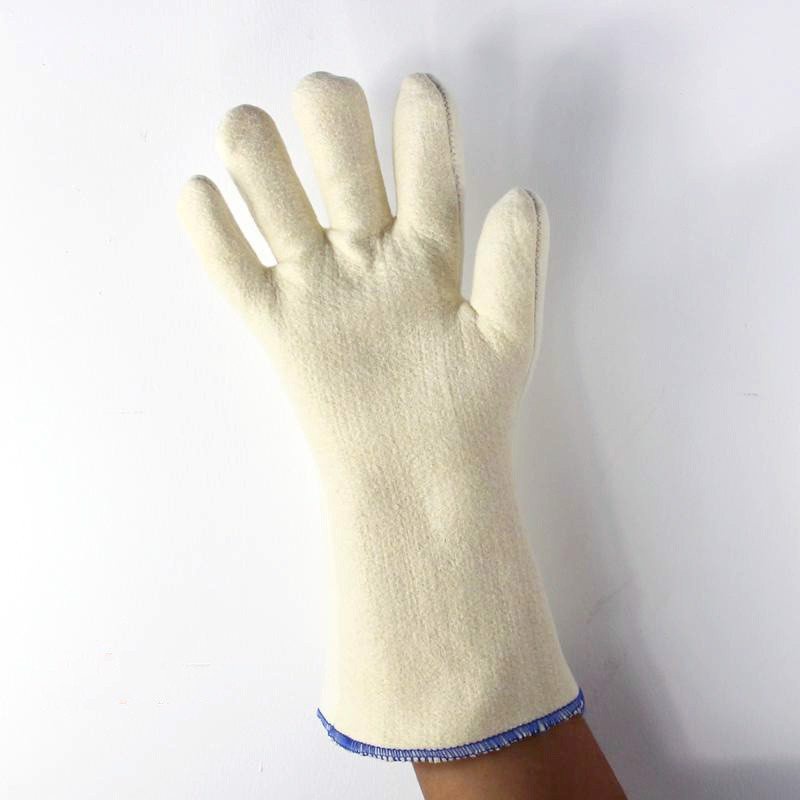 Găng tay chịu nhiệt 300℃ Thinksafe, chống nóng, nhiều lớp chống nhiệt, hấp thụ mồ hôi, bền không nóng chảy Castong trắng