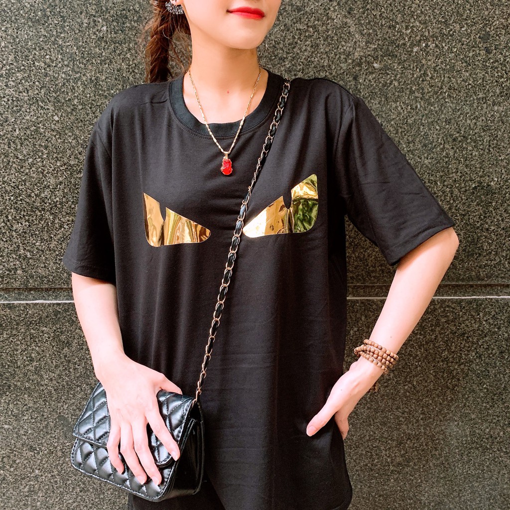 [COMBO MUA 1 ÁO TẶNG 1 MŨ TRƠN LƯỚI THỜI TRANG ] Áo phông Fen.di Unisex chất liệu cotton , áo thun Unisex thời trang | BigBuy360 - bigbuy360.vn