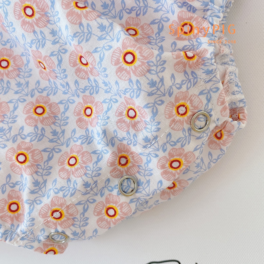 Bộ body cho bé gái 0-2 tuổi 100% cotton cực xinh xắn thoáng mát cho mùa hè