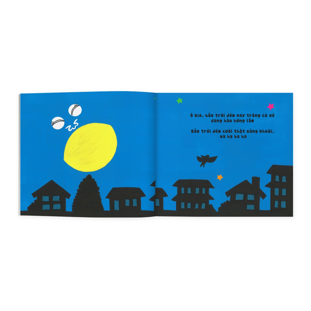 Sách Ehon Nhật Bản - Chiếc miệng bầu trời đêm - Sản phẩm dành cho bé phát huy trí tưởng tượng