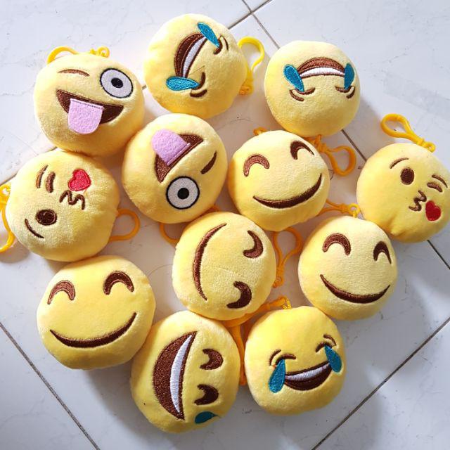 Combo 12 móc khoá icon mặt cười