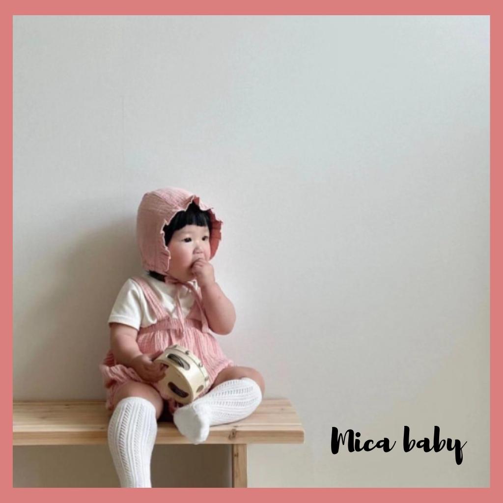 Quần yếm đeo dây, quần boom phong cách hàn quốc xinh xắn cho bé QA33 Mica Baby