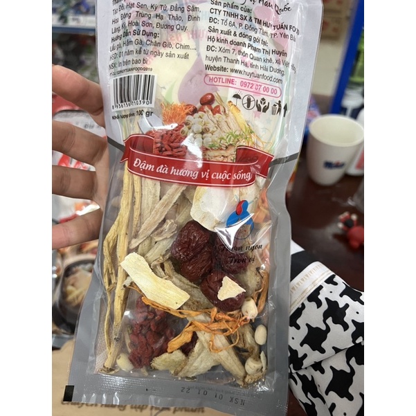 Gia Vị Hỗn Hợp Gà Tần gói 100G