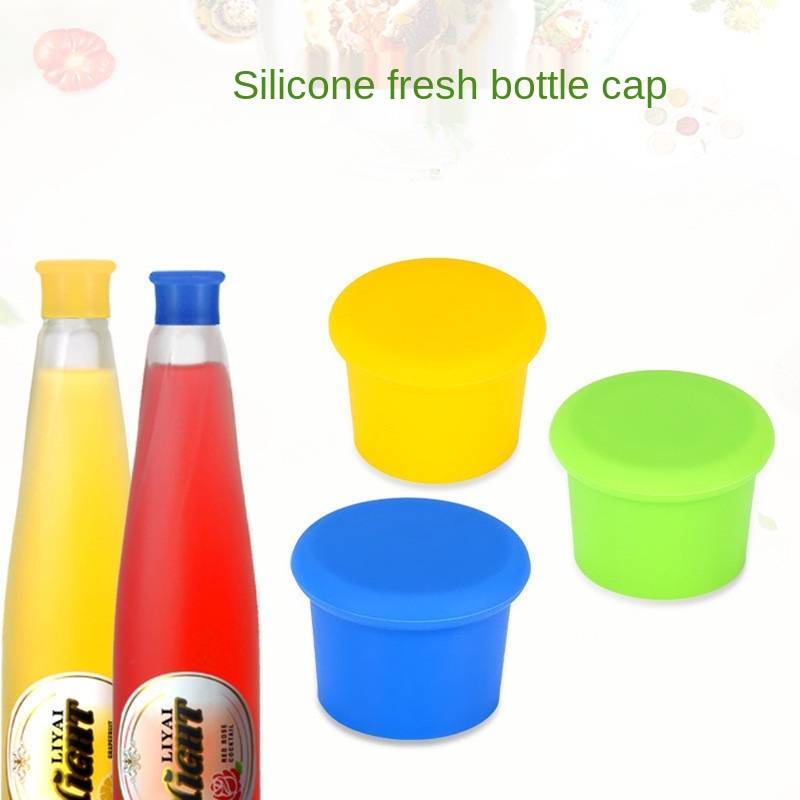 Silicone Nắp Silicon Đậy Chai Rượu / Bia Chống Bụi Tiện Dụng Ốp