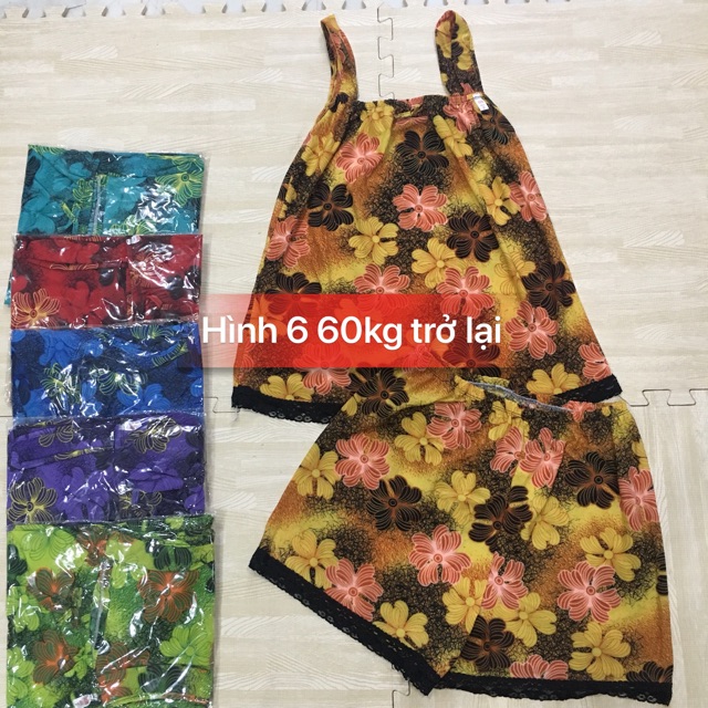 Bộ mặc ở nhà đùi thun size 35 - 55kg- 105k/ 3 bộ -nhiều mẫu