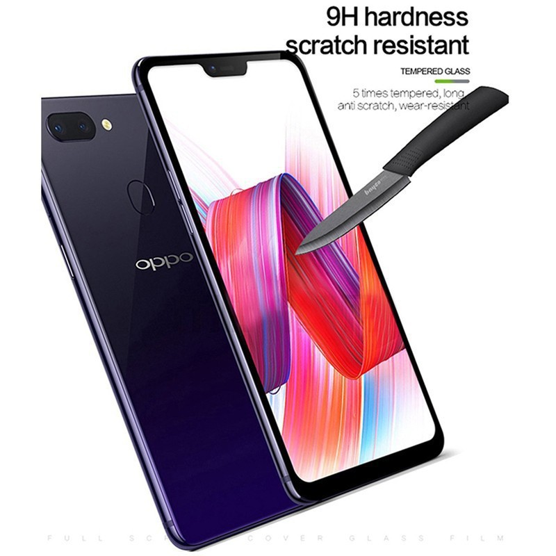 Ốp lưng full cover kèm kính cường lực cho OPPO F7