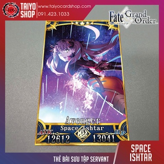 Thẻ bài custom card bánh xốp anime Fate/Grand Order FGO để sưu tầm tự chọn Space Ishtar