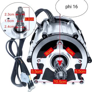 Động cơ điện 3 pha 48v-60v-72v