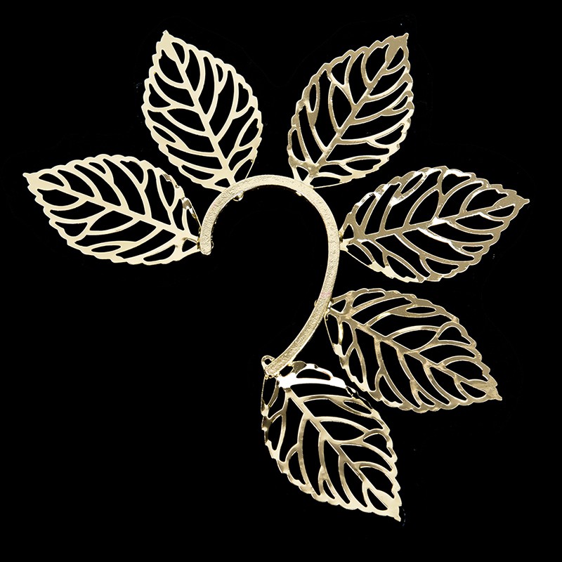 Khuyên Kẹp Vành Tai Hình Chiếc Lá Thời Trang Cho Nữ