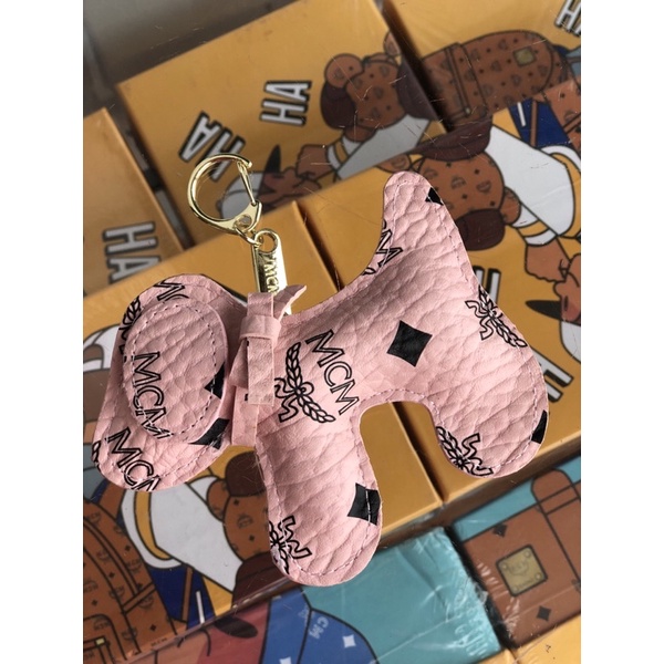 Móc khoá hình chó nhiều màu