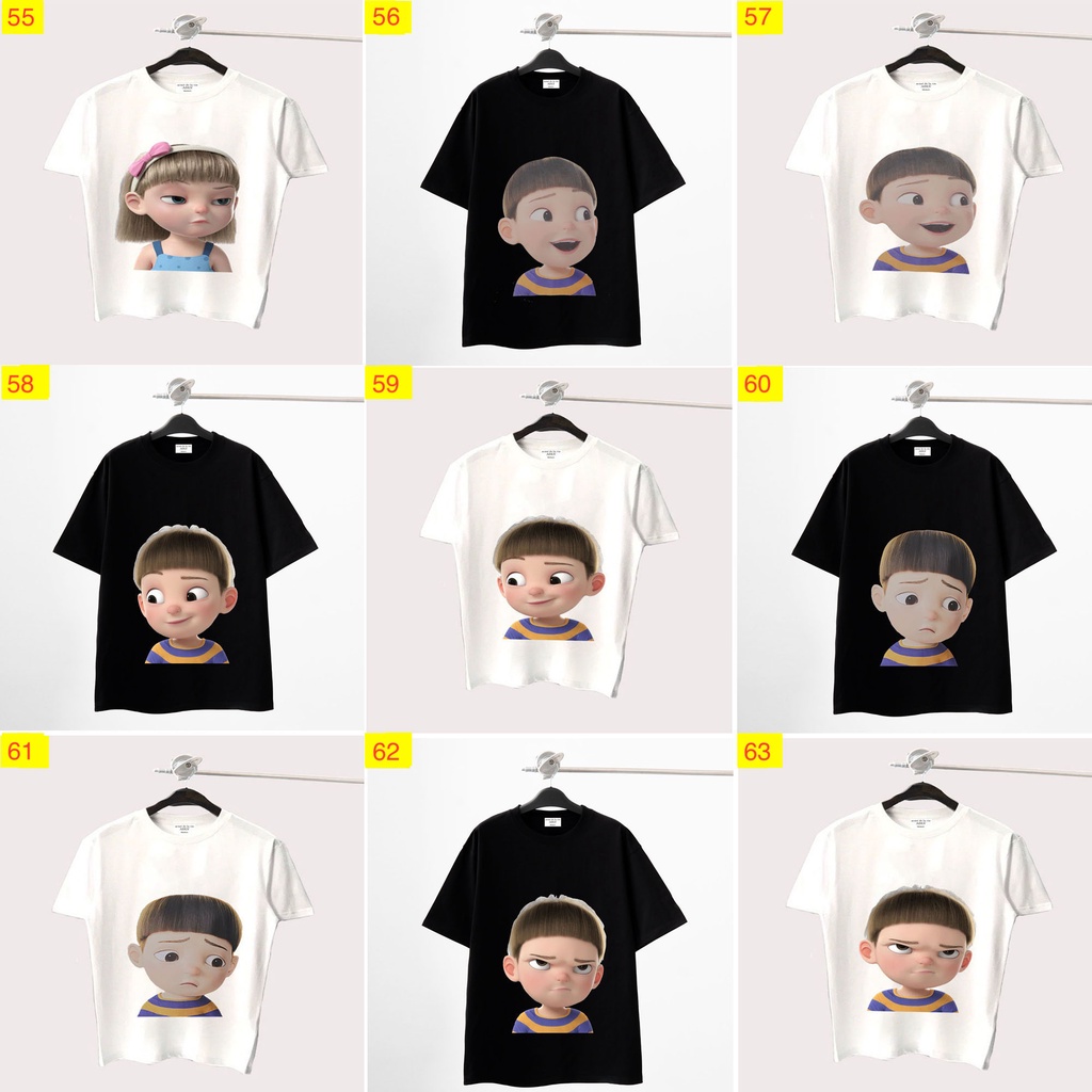 Áo thun ADLV Áo phông Nam Nữ ADLV Baby Face Donut Hot 2021 Chất Cotton 100%