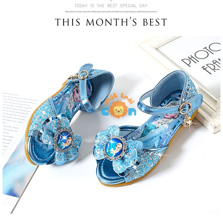 Giày Công Chúa Elsa Kiểu Sandal Cho Bé Gái 3 - 12 Tuổi