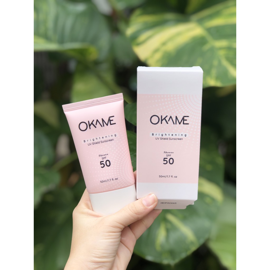 Kem chống nắng Okame Brightening UV Shield Sunscreen SPF 50 PA++++ 50ml