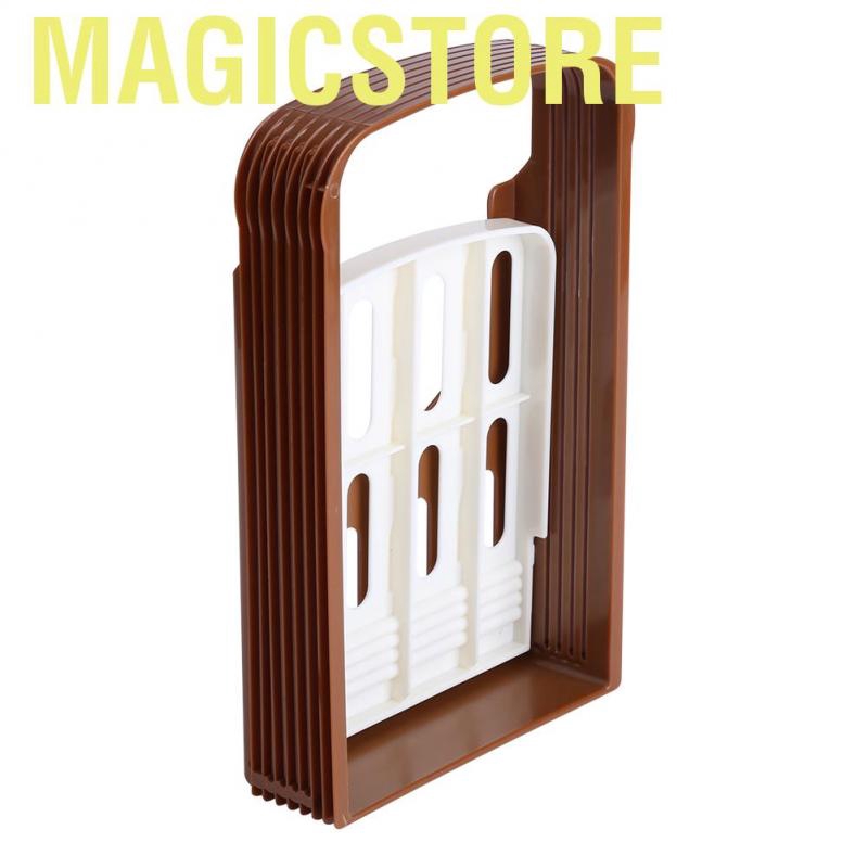 Magicstore Bread/Toast Slicer/Cutter Mold Kitchen Sandwich Slicing Guide Foldable Tools with 4 Thickness