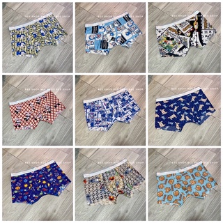 Quần Boxer Thun Lạnh Nhiều Mẫu - Quần Sịp Đùi Nam Hoạt Hình Cute - Bee Shop