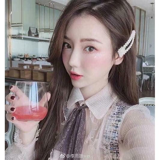 Bộ 5 kẹp tóc ngoc trai phong cách Hàn Quốc - set 5 cài tóc xinh xắn