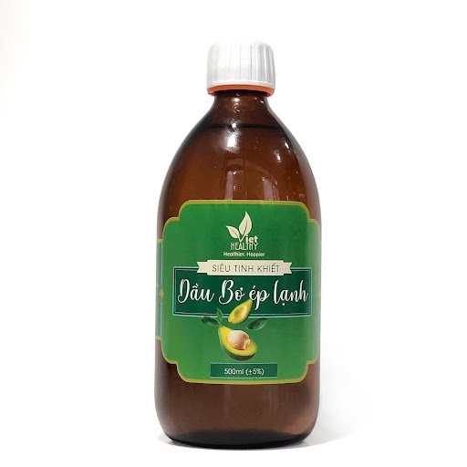 Dầu bơ ép lạnh siêu tinh khiết Viet Healthy 500ml