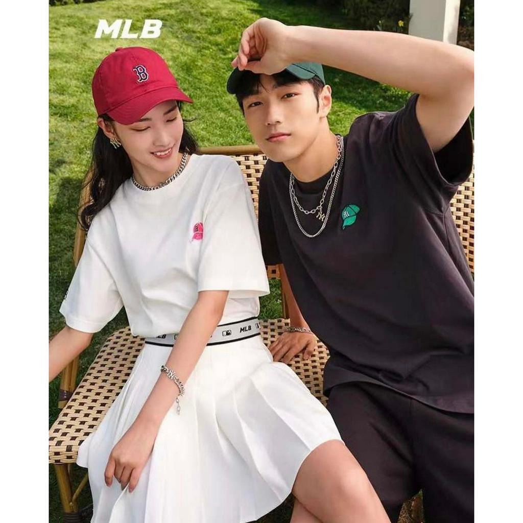 Áo thun MLB mùa hè 3 phối màu, không tag sườn