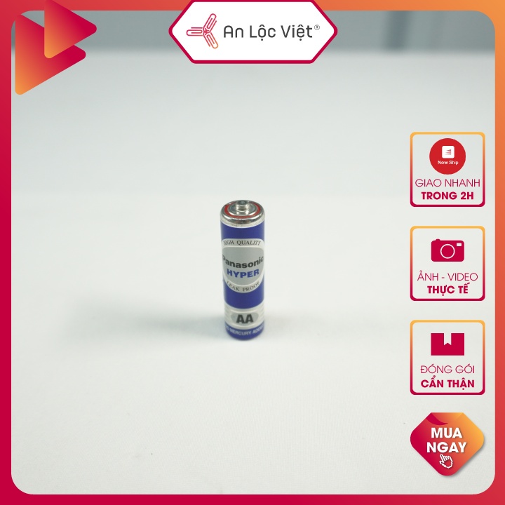 Combo 4 Viên Pin 2A - 3A Panasonic - Pin rời - Sản phẩm Pin chính hãng của thương hiệu Panasonic